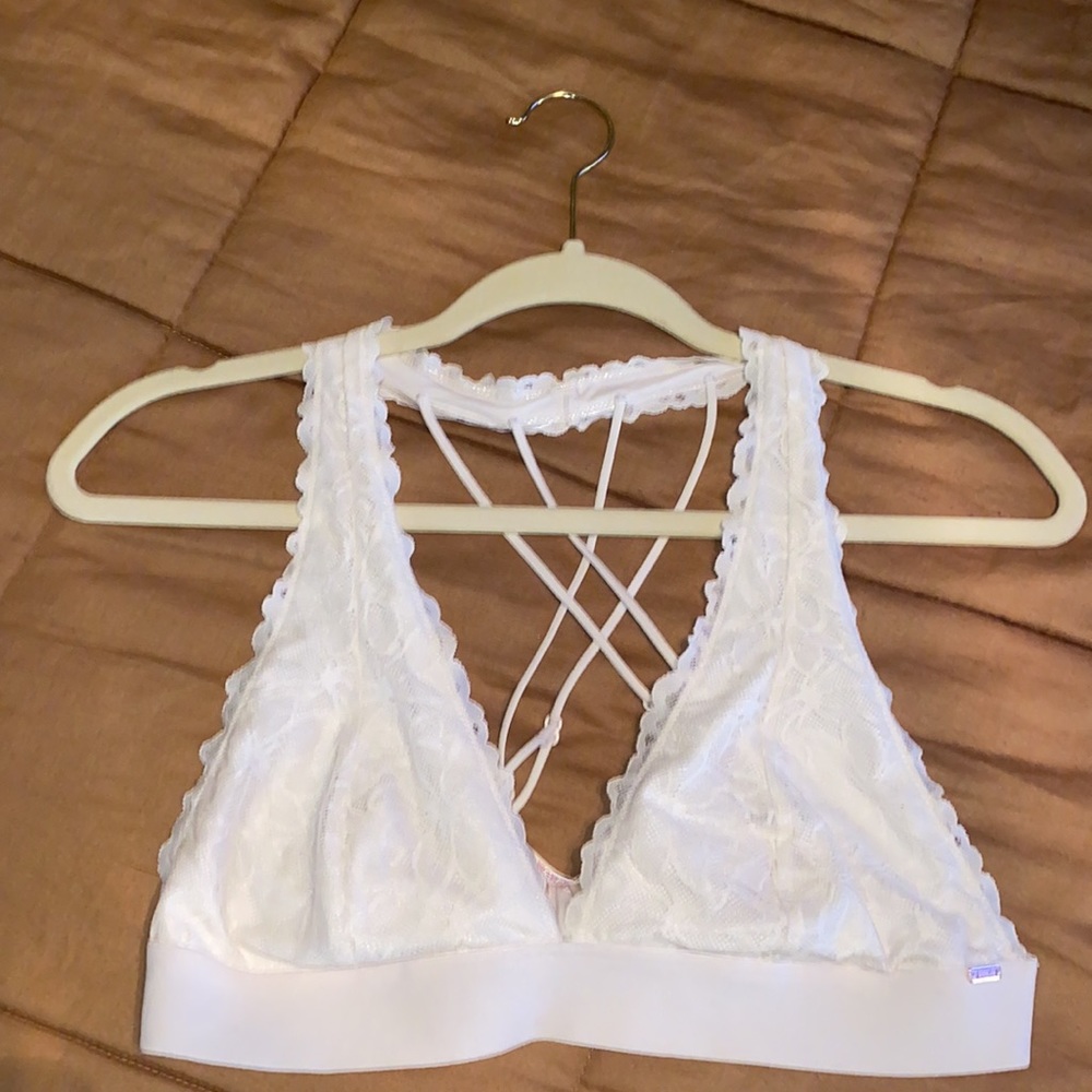 Victorias Secret PINK 🤍💞 White Bralette